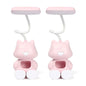 2 PCS FY6601 Cartoon Stifthalter Leseschreibtischlampe LED Augenschutz Schlafsaal Studentenschlafzimmerlampe, Rosa, Blau, Grün