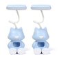 2 PCS FY6601 Cartoon Stifthalter Leseschreibtischlampe LED Augenschutz Schlafsaal Studentenschlafzimmerlampe, Rosa, Blau, Grün