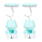 2 PCS FY6601 Cartoon Stifthalter Leseschreibtischlampe LED Augenschutz Schlafsaal Studentenschlafzimmerlampe, Rosa, Blau, Grün