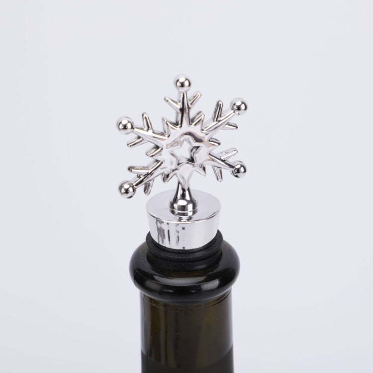 10 PCS Fresh-Keeping Sealed Red Wine Cork Champagne Stopper, Champagne Stopper(Snowflake), Champagne Stopper(Crown)