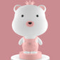 3W Cartoon Crown Pet USB Touch Control Nachtlicht, Kaninchen Pink, Kaninchen Grau, Kaninchen Hellblau, Bär Pink, Bär Grau, Bär Kaffee, Kuh Pink, Kuh Kaffee, Kuh Grün, Tiger Pink, Tiger Kaffee, Tiger Grün