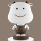 3W Cartoon Crown Pet USB Touch Control Nachtlicht, Kaninchen Pink, Kaninchen Grau, Kaninchen Hellblau, Bär Pink, Bär Grau, Bär Kaffee, Kuh Pink, Kuh Kaffee, Kuh Grün, Tiger Pink, Tiger Kaffee, Tiger Grün