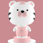 3W Cartoon Crown Pet USB Touch Control Nachtlicht, Kaninchen Pink, Kaninchen Grau, Kaninchen Hellblau, Bär Pink, Bär Grau, Bär Kaffee, Kuh Pink, Kuh Kaffee, Kuh Grün, Tiger Pink, Tiger Kaffee, Tiger Grün