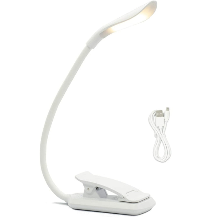8027D-2 7 Perlen LED Augenschutz Leseklappbuch Clip Licht, Weiß, Schwarz