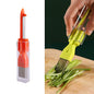 Home Kitchen Multifunktionaler Frühlingszwiebelschäler, Grün, Gelb, Orange