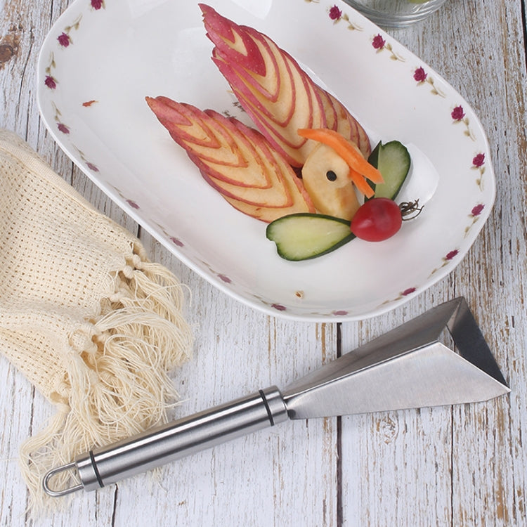 Haushalts-Obstschnitzmesser aus Edelstahl, blumenförmiger Gemüseschneider, Tranchiermesser