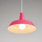 Bedroom Dining Bar Wrought Iron Single Head Chandelier, Without Bulb, 26cm (Black), 26cm (White), 26cm (Pink), 26cm (Yellow), 26cm (Blue), 26cm (Green), 26cm (Red), 36cm (Black), 36cm (White), 36cm (Pink), 36cm (Yellow), 36cm (Blue), 36cm (Green)      ...