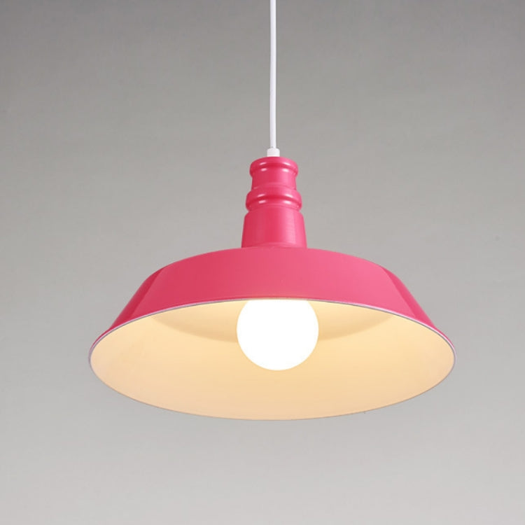 Bedroom Dining Bar Wrought Iron Single Head Chandelier, Without Bulb, 26cm (Black), 26cm (White), 26cm (Pink), 26cm (Yellow), 26cm (Blue), 26cm (Green), 26cm (Red), 36cm (Black), 36cm (White), 36cm (Pink), 36cm (Yellow), 36cm (Blue), 36cm (Green)      ...