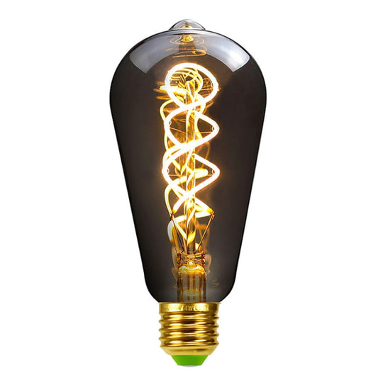 Galvanische Rauchgraue Warmlicht-LED-Glühbirne Retro-Lampe, ST64, G80, G95, T185, T300
