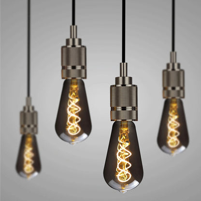 Galvanische Rauchgraue Warmlicht-LED-Glühbirne Retro-Lampe, ST64, G80, G95, T185, T300