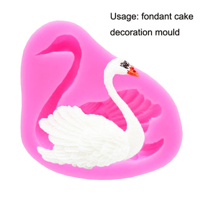 2 PCS Swan Baking Silicone Mould Cake Decorating Mould, Swan