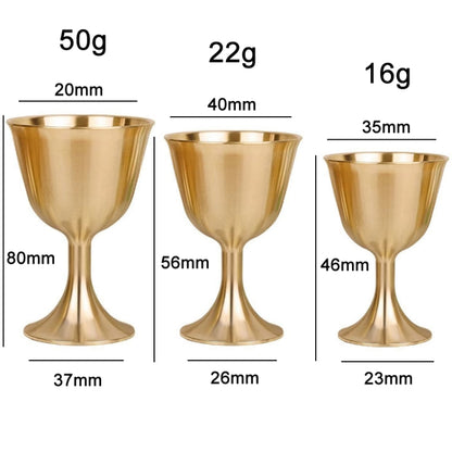 Bar Cocktail Whiskey Pure Copper Goblet, Small, Medium