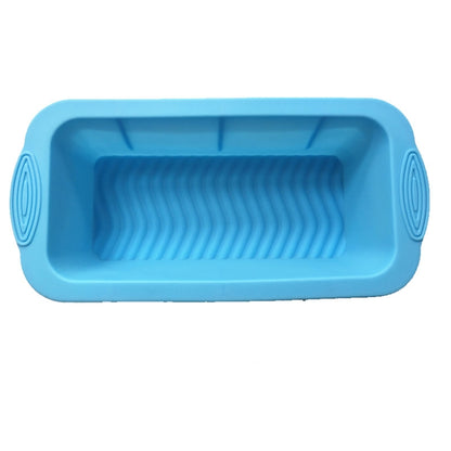 Silikon-Pizza-Toastbox, lange Kuchenform, lang (rot), lang (blau), lang (lila)