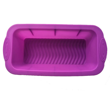 Silikon-Pizza-Toastbox, lange Kuchenform, lang (rot), lang (blau), lang (lila)
