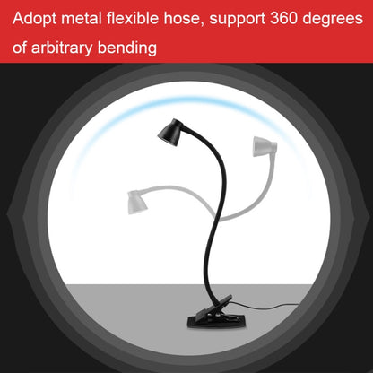 668A001 USB-Schreibtischlampe mit 360-Grad-Biegeschlauch, Spezifikationen:, Weiß stufenloses Dimmen, Schwarz stufenloses Dimmen, Weiß mit zwei Geschwindigkeiten Dimmen, Schwarz mit zwei Geschwindigkeiten Dimmen