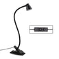 668A001 USB-Schreibtischlampe mit 360-Grad-Biegeschlauch, Spezifikationen:, Weiß stufenloses Dimmen, Schwarz stufenloses Dimmen, Weiß mit zwei Geschwindigkeiten Dimmen, Schwarz mit zwei Geschwindigkeiten Dimmen