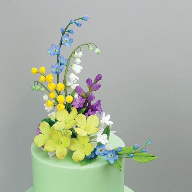 Blumen- und Blattkombination Silikonform Fondant DIY Modellierwerkzeug, DIY Modellierwerkzeug