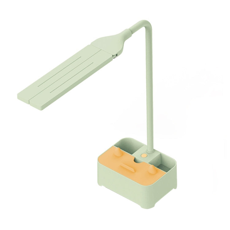 TD6 Student Handyhalter Stifthalter Augenschutz USB Schreibtischlampe, Weiß, Pink, Grün