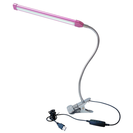 USB-Clip-Lampe Student Augenschutz LED Dimmbare Schreibtischleuchte, Lila, Gold, Schwarz, Silber