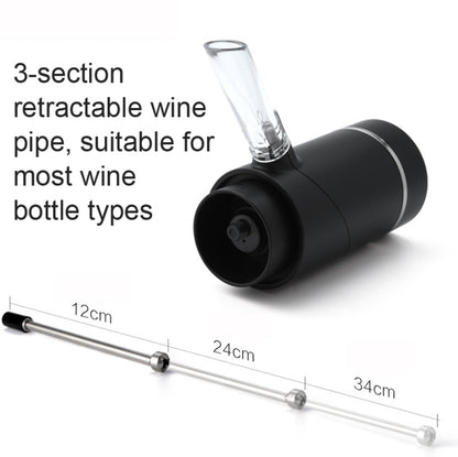 Elektrischer Rotwein-Dekanter-Spender, Stil:, rotes ABS, Edelstahl, Edelstahl mit Sockel