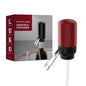 Elektrischer Rotwein-Dekanter-Spender, Stil:, rotes ABS, Edelstahl, Edelstahl mit Sockel