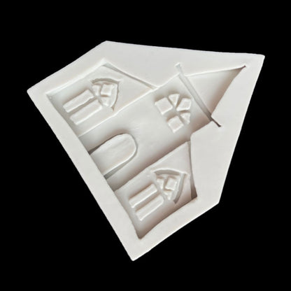 Silikonform mit Musikschloss, für Schokoladen-Fondant und Kuchendekoration, Stil:, Spezifikation: Dreieck, Dreieck, Rechteck