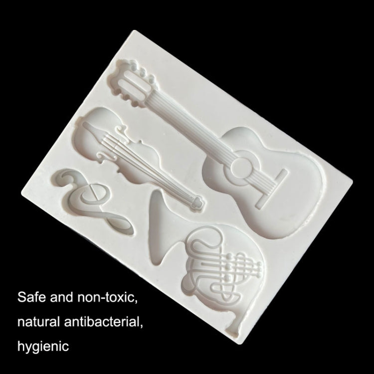 Silikonform mit Musikschloss, für Schokoladen-Fondant und Kuchendekoration, Stil:, Spezifikation: Dreieck, Dreieck, Rechteck