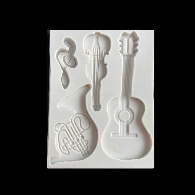 Silikonform mit Musikschloss, für Schokoladen-Fondant und Kuchendekoration, Stil:, Spezifikation: Dreieck, Dreieck, Rechteck