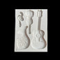 Silikonform mit Musikschloss, für Schokoladen-Fondant und Kuchendekoration, Stil:, Spezifikation: Dreieck, Dreieck, Rechteck