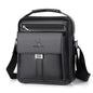 WEIXIER D244 Men Shoulder Bag Large Capacity Business Retro Messenger Bag, D244 Brown, D244 Black