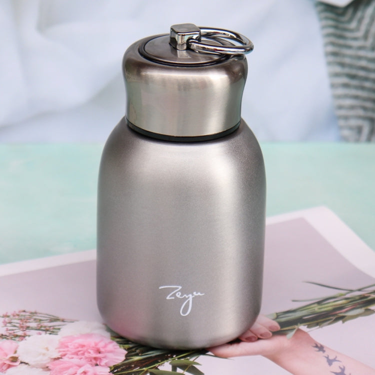 280 ml 304 Edelstahlgriff Vakuum-Isolierbecher Big Belly Geschenkbecher, Schwarz, Gold, Grün, Silber, Roségold