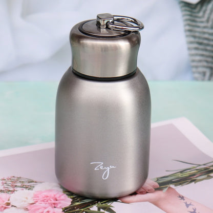 280 ml 304 Edelstahlgriff Vakuum-Isolierbecher Big Belly Geschenkbecher, Schwarz, Gold, Grün, Silber, Roségold