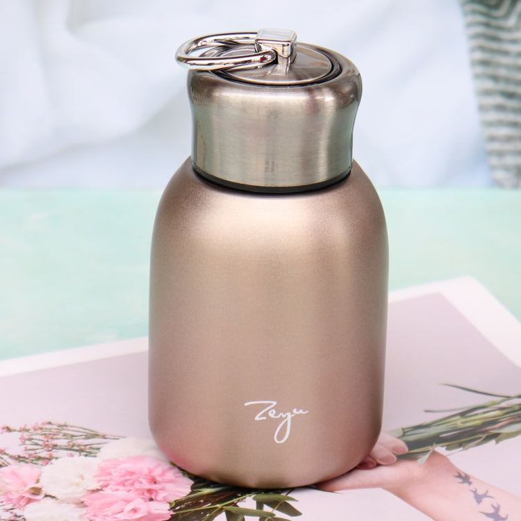 280 ml 304 Edelstahlgriff Vakuum-Isolierbecher Big Belly Geschenkbecher, Schwarz, Gold, Grün, Silber, Roségold