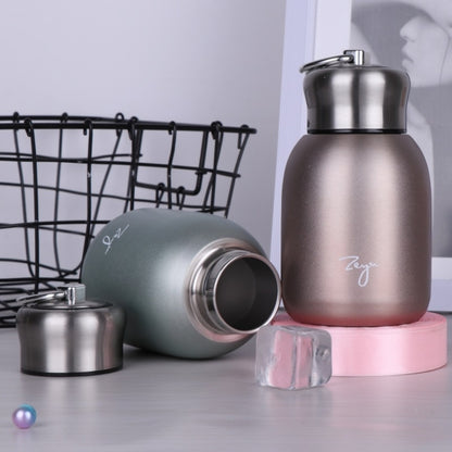 280 ml 304 Edelstahlgriff Vakuum-Isolierbecher Big Belly Geschenkbecher, Schwarz, Gold, Grün, Silber, Roségold