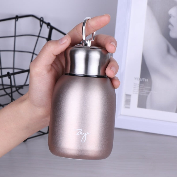 280 ml 304 Edelstahlgriff Vakuum-Isolierbecher Big Belly Geschenkbecher, Schwarz, Gold, Grün, Silber, Roségold