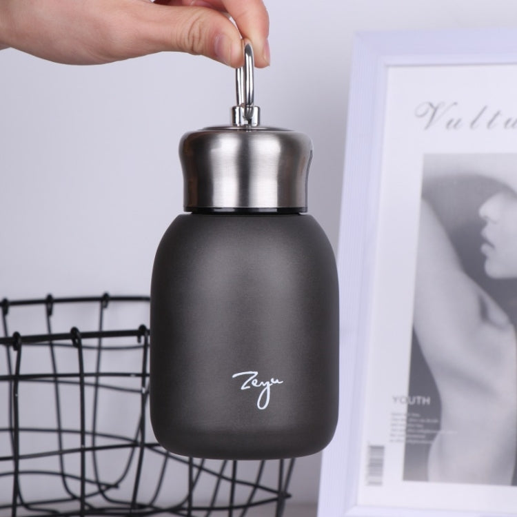 280 ml 304 Edelstahlgriff Vakuum-Isolierbecher Big Belly Geschenkbecher, Schwarz, Gold, Grün, Silber, Roségold