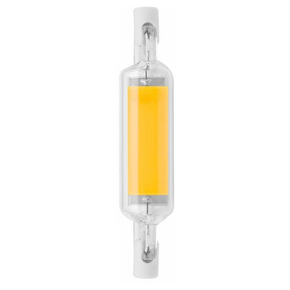 R7S LED COB Dimmer Glaslampe Doppelseitiges horizontales Plug-in-Licht, 78 mm 10 W, 118 mm 20 W