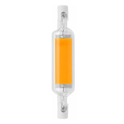 R7S LED COB Dimmer Glaslampe Doppelseitiges horizontales Plug-in-Licht, 78 mm 10 W, 118 mm 20 W