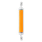 R7S LED COB Dimmer Glaslampe Doppelseitiges horizontales Plug-in-Licht, 78 mm 10 W, 118 mm 20 W