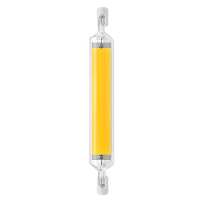 R7S LED COB Dimmer Glaslampe Doppelseitiges horizontales Plug-in-Licht, 78 mm 10 W, 118 mm 20 W