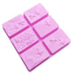 6 Gitter Quadratische Waben Eiswürfel Kuchenform Quadratische handgemachte Seifenform, Seifenform