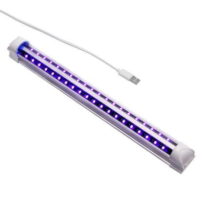CHX-hd01 10W LED Purple Light Decorative Lamp USB Interface KTV Bar Fluorescent Light, Spec:, 32cm, Two-color Type