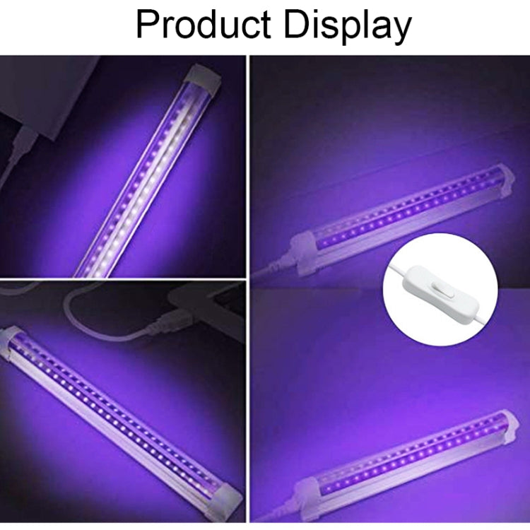 CHX-hd01 10W LED Purple Light Decorative Lamp USB Interface KTV Bar Fluorescent Light, Spec:, 32cm, Two-color Type