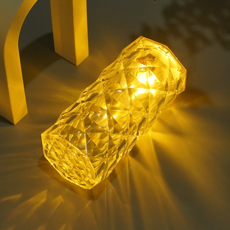 2 Stück SF-001A 1,5 V rosafarbene Nachttischlampe mit Umgebungslicht und Kristall-LED, 2 Stück gelbes Licht ohne Luftbefeuchter, 2 Stück weißes Licht ohne Luftbefeuchter
