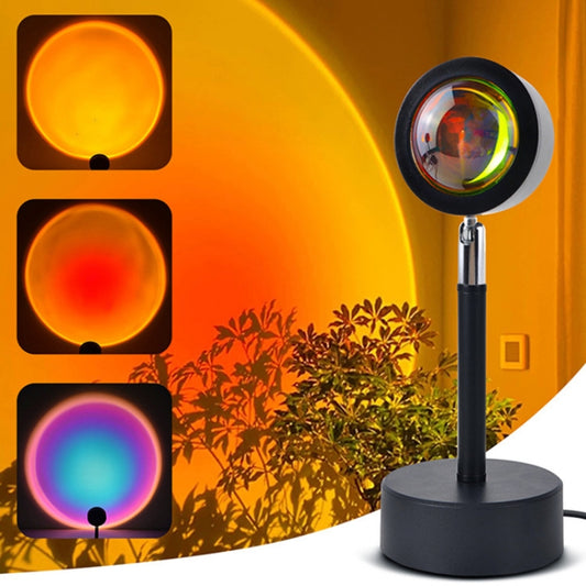 Sunset Background Remote Control RGB Floor Ambient Projection Light, Bluetooth APP