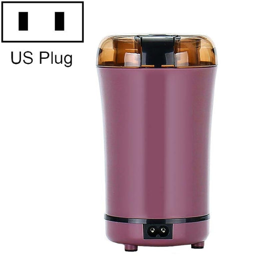 M150A Elektrische Mini-Kaffeemühle aus Edelstahl, Getreidebohnen-Mahlmaschine, Spezifikationen:, US-Stecker (lila), US-Stecker (schwarz), US-Stecker (weiß), EU-Stecker (weiß), EU-Stecker (lila), UK-Stecker (weiß), UK-Stecker (schwarz), UK-Stecker (lila)