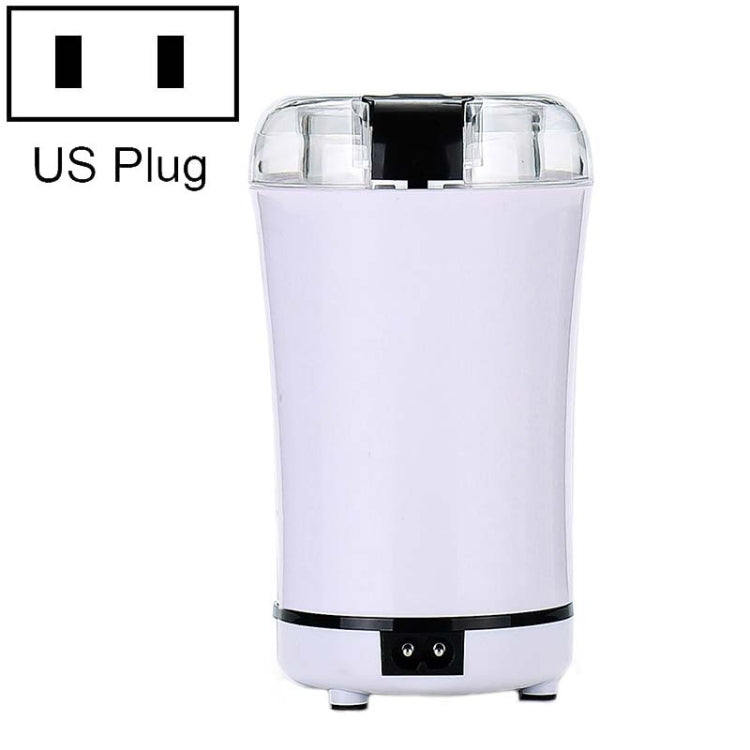 M150A Elektrische Mini-Kaffeemühle aus Edelstahl, Getreidebohnen-Mahlmaschine, Spezifikationen:, US-Stecker (lila), US-Stecker (schwarz), US-Stecker (weiß), EU-Stecker (weiß), EU-Stecker (lila), UK-Stecker (weiß), UK-Stecker (schwarz), UK-Stecker (lila)