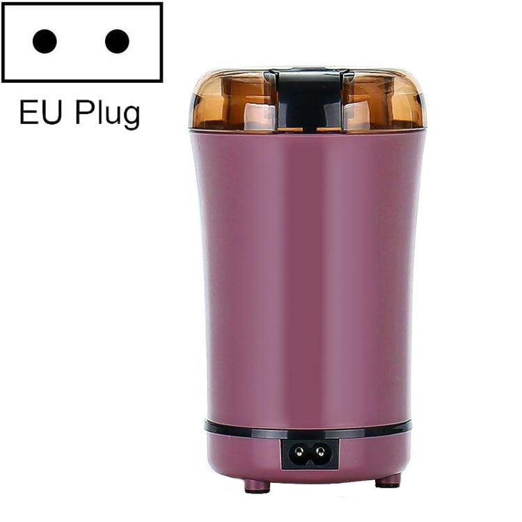 M150A Elektrische Mini-Kaffeemühle aus Edelstahl, Getreidebohnen-Mahlmaschine, Spezifikationen:, US-Stecker (lila), US-Stecker (schwarz), US-Stecker (weiß), EU-Stecker (weiß), EU-Stecker (lila), UK-Stecker (weiß), UK-Stecker (schwarz), UK-Stecker (lila)