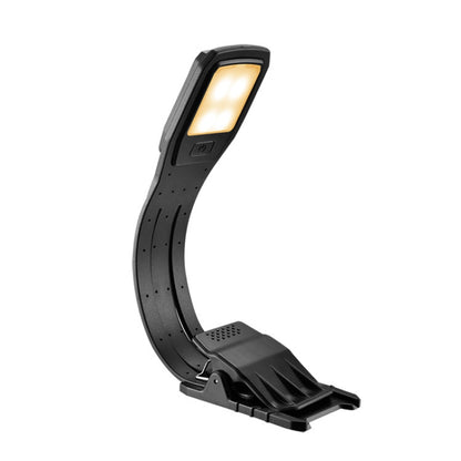 Tragbare Buchclip-Lampe mit vier einstellbaren Ladevorgängen für den Augenschutz, Clip-Lampe mit vier Gängen