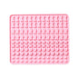 130 Gitter Silikonmatte Backform Mini Pet Snacks Hundefutter Backform Form Keks Kuchenform, Blau, Rosa